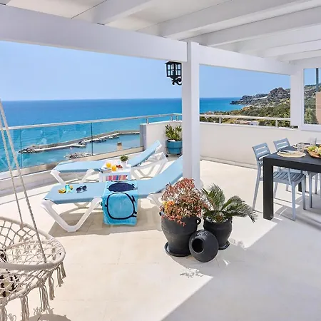 Breathtaking Sea View Flat In South Crete Apartment
